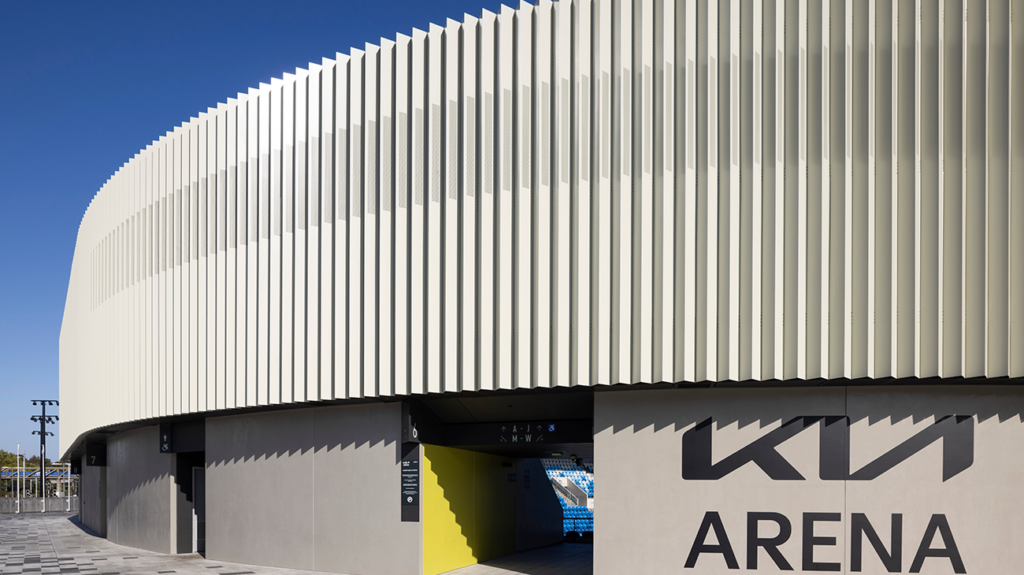 External shot of Kia Arena.